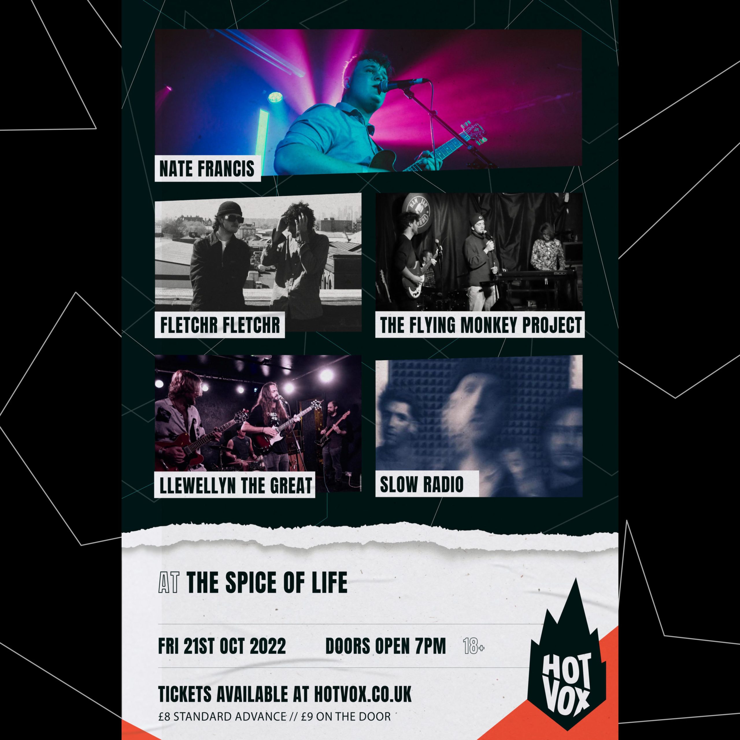Nate Francis // FLETCHR FLETCHR // The Flying Monkey Project // Llewellyn the Great // Slow Radio