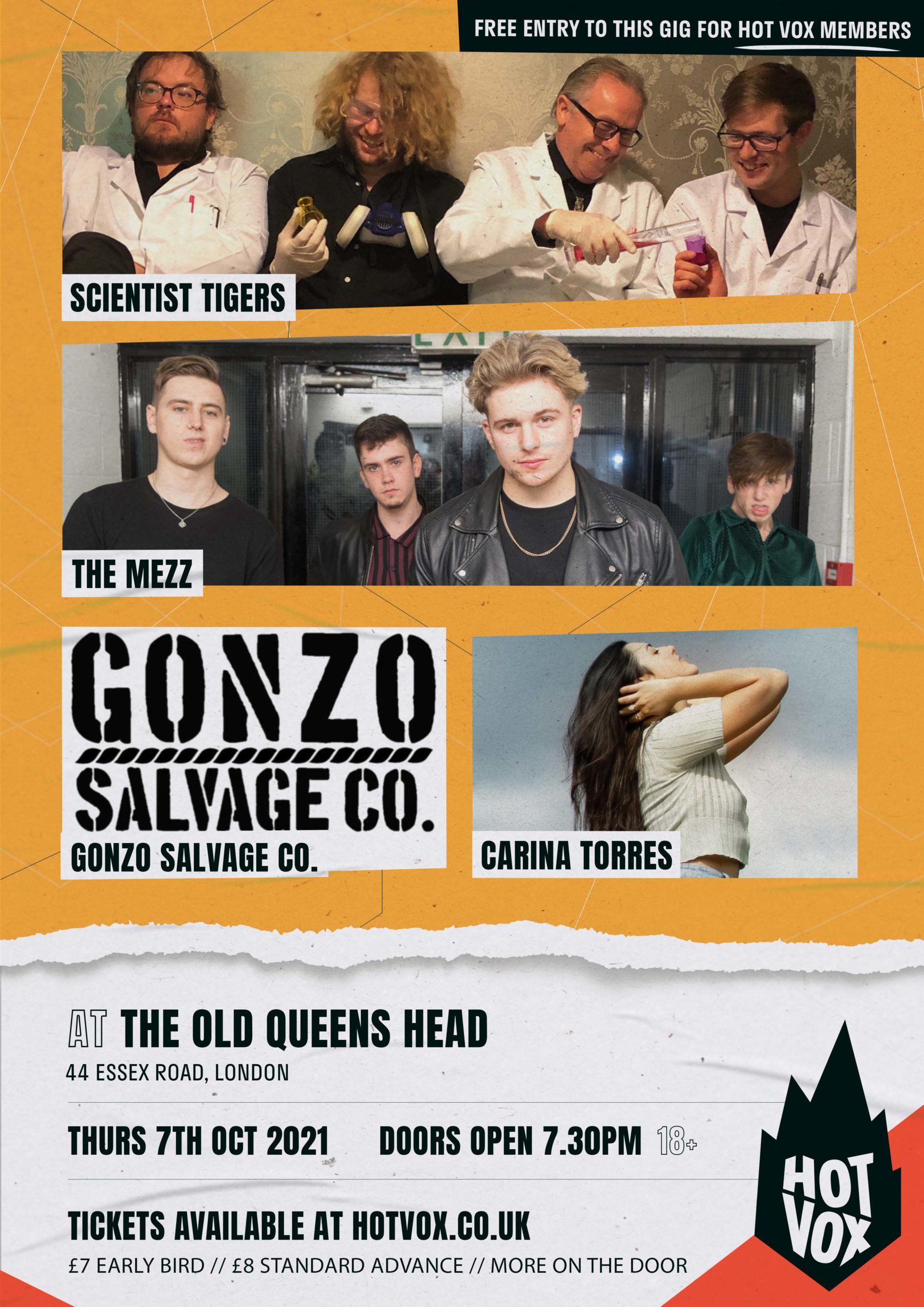 Scientist Tigers // THE MEZZ // Gonzo Salvage Co. // Carina Torres