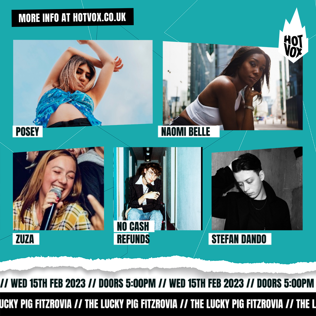 NOT TO BE MISSED // Posey // Naomi Belle // Stefan Dando // No Cash Refunds //